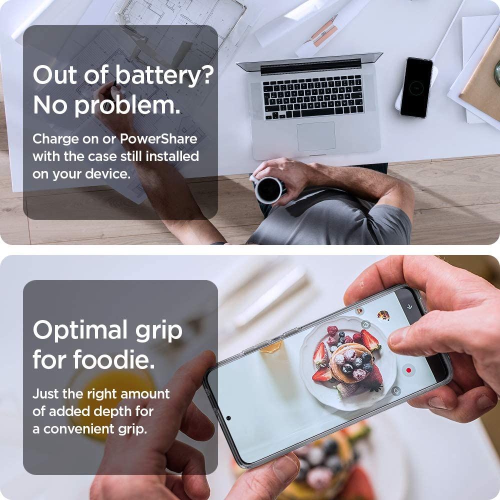 Pokrowiec Spigen Liquid Crystal prze�roczysty Samsung s21 Ultra / 10