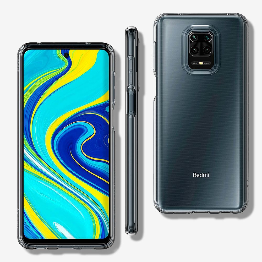 Pokrowiec Spigen Liquid Crystal prze�roczysty Xiaomi Redmi Note 9S / 5