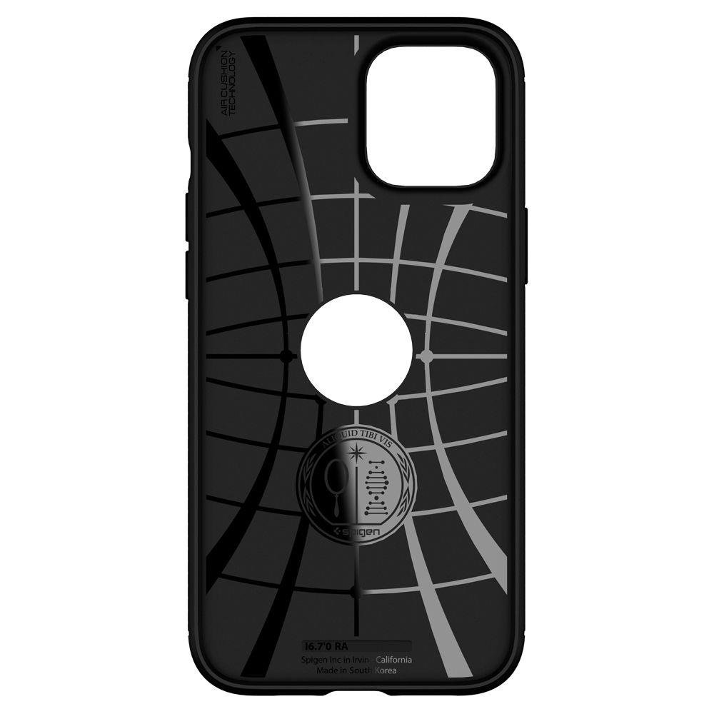 Pokrowiec Spigen Rugged Armor czarny Apple iPhone 12 / 6 Pokrowiec Spigen Rugged Armor czarny Apple iPhone 12 / 6