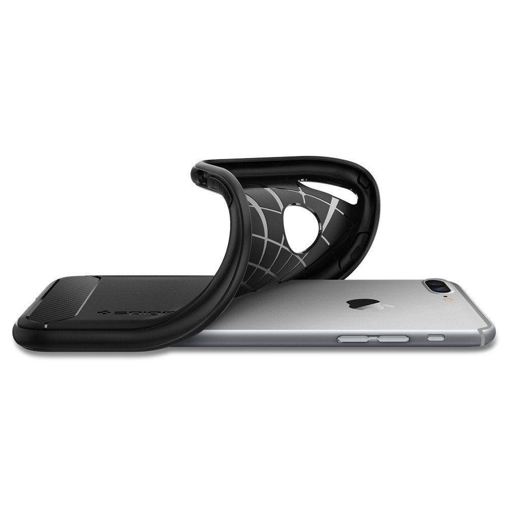 Pokrowiec Spigen Rugged Armor czarny Apple iPhone 7 Plus / 9