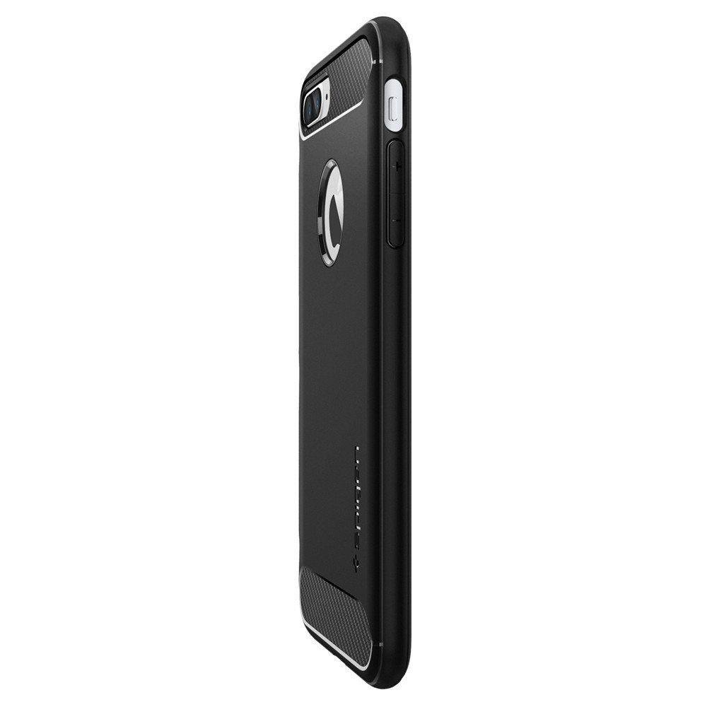 Pokrowiec Spigen Rugged Armor czarny Apple iPhone 8 Plus / 5