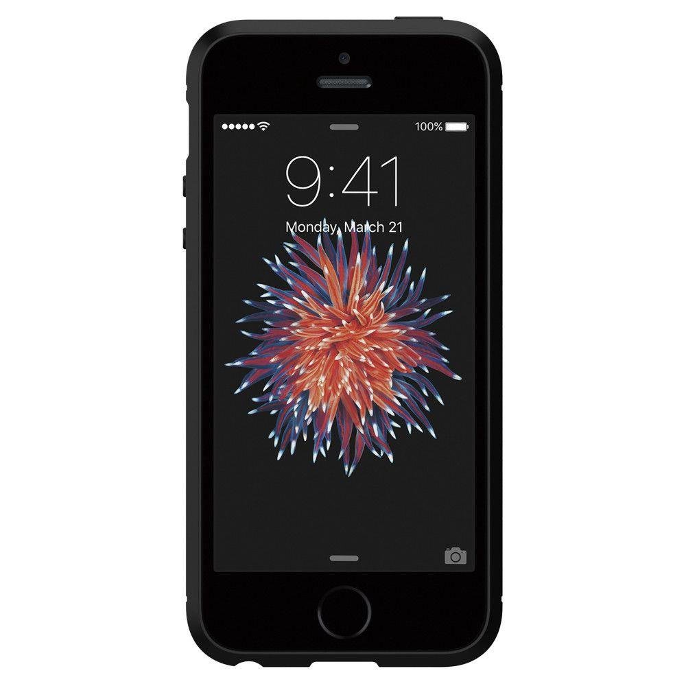 Pokrowiec Spigen Rugged Armor czarny Apple iPhone SE / 7