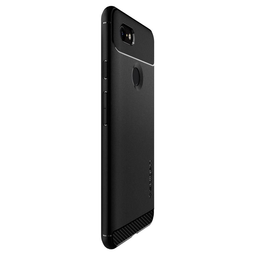 Pokrowiec Spigen Rugged Armor czarny Google Pixel 3 / 4