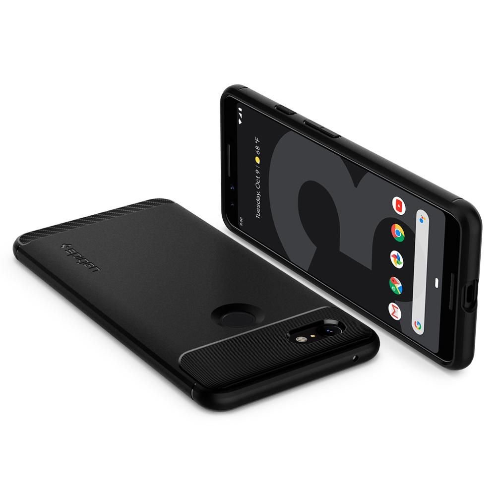 Pokrowiec Spigen Rugged Armor czarny Google Pixel 3 / 7