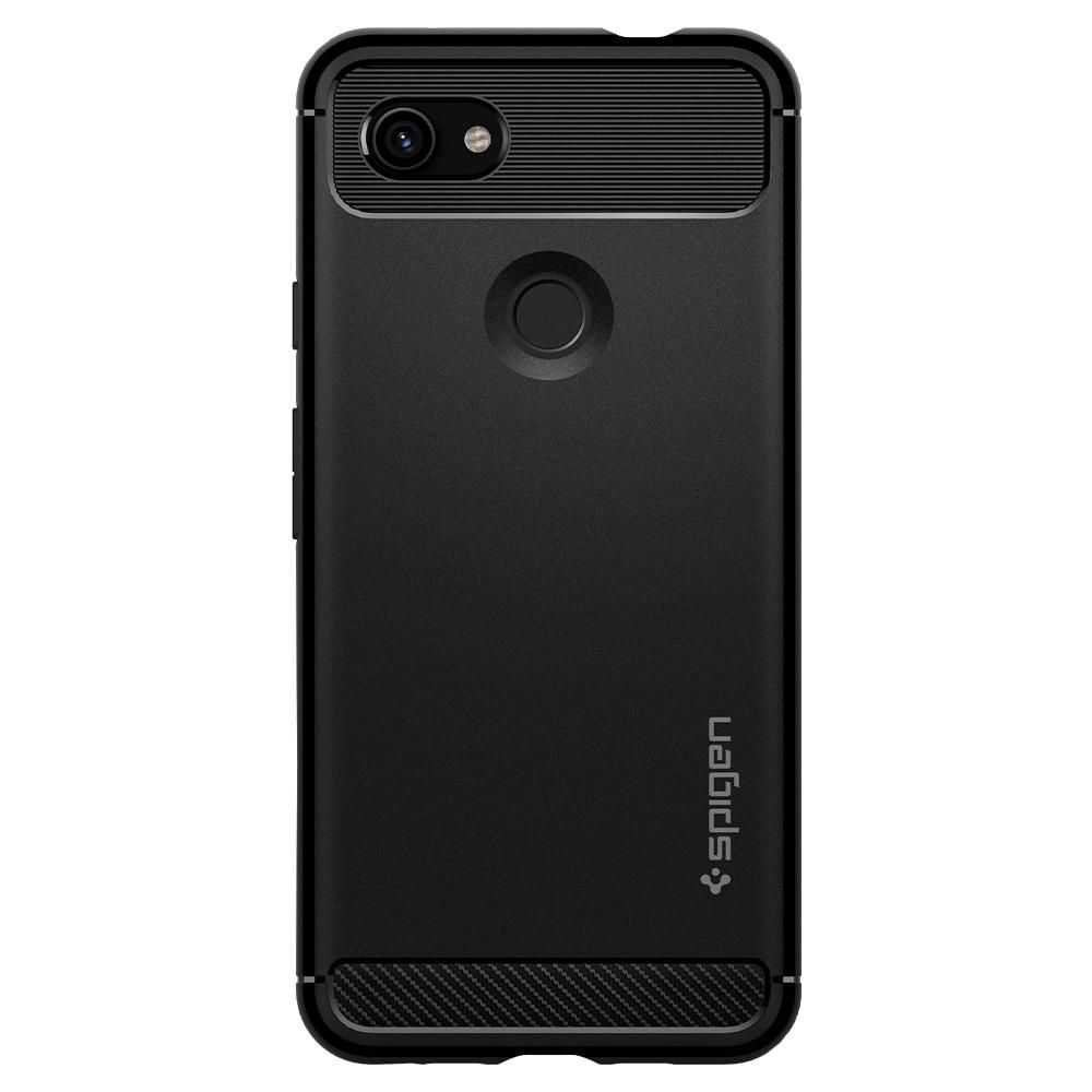 Pokrowiec pancerny Spigen Rugged Armor czarny Google Pixel 3a / 2