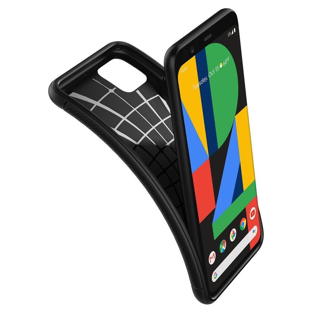 Pokrowiec Spigen Rugged Armor czarny Google Pixel 4 / 6