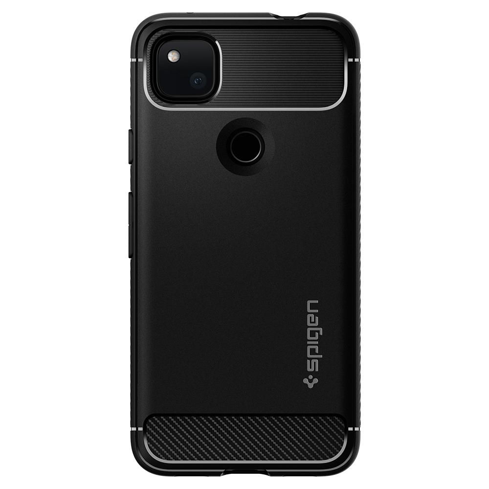 Pokrowiec pancerny Spigen Rugged Armor czarny Google Pixel 4a / 2