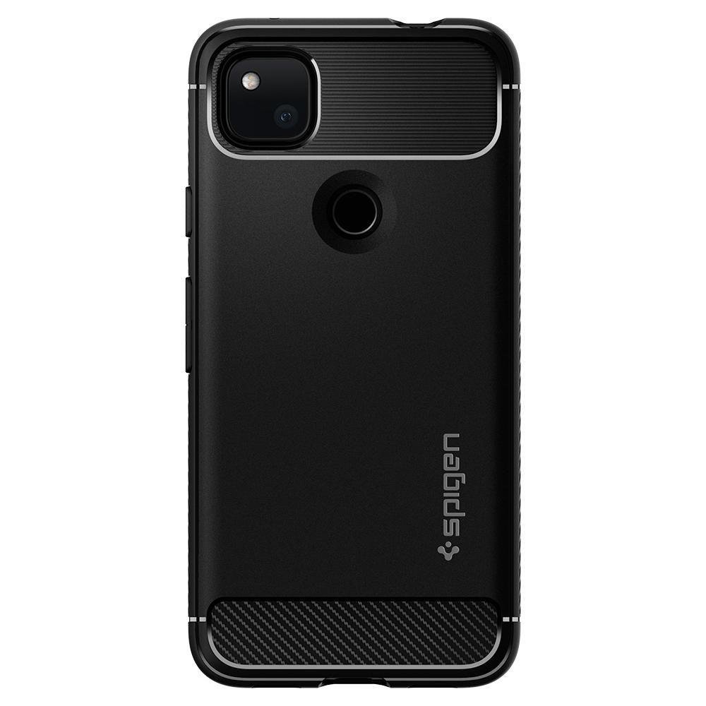 Pokrowiec Spigen Rugged Armor czarny Google Pixel 4a / 2