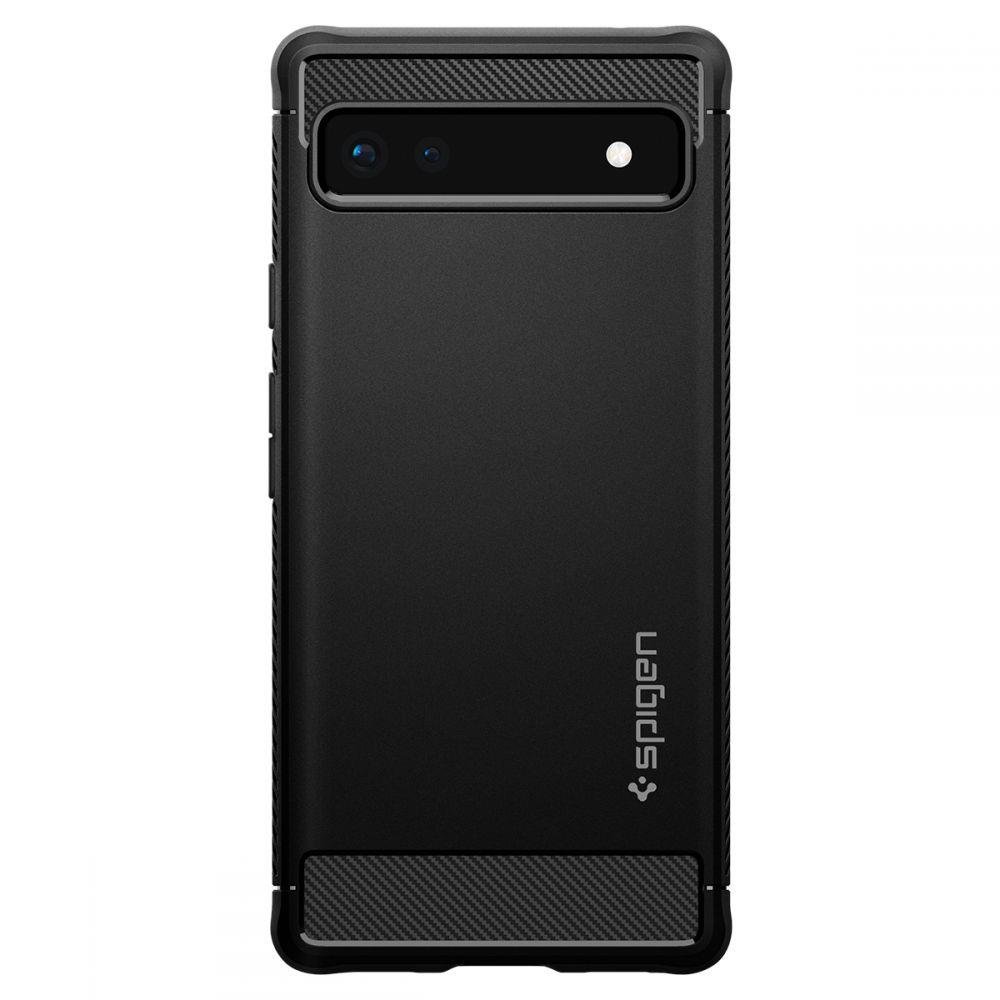 Pokrowiec Spigen Rugged Armor czarny Google Pixel 6a / 2