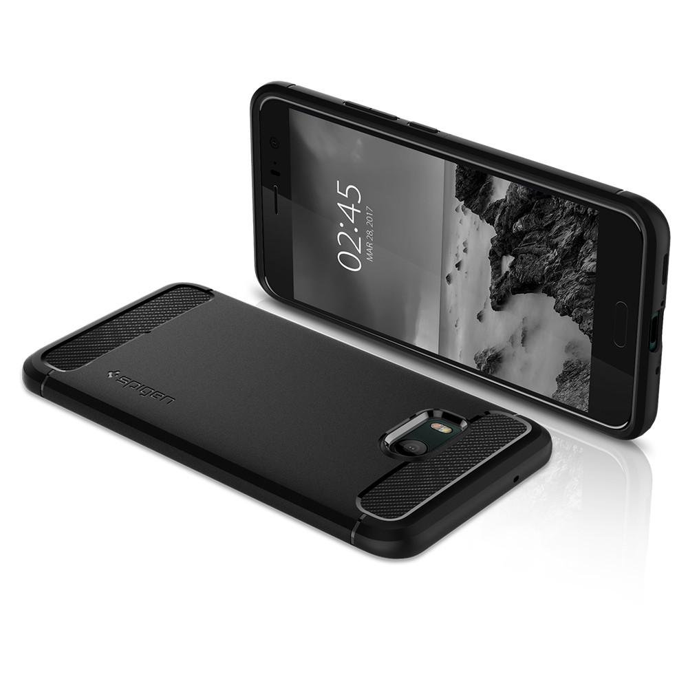 Pokrowiec Spigen Rugged Armor czarny HTC U11 / 2