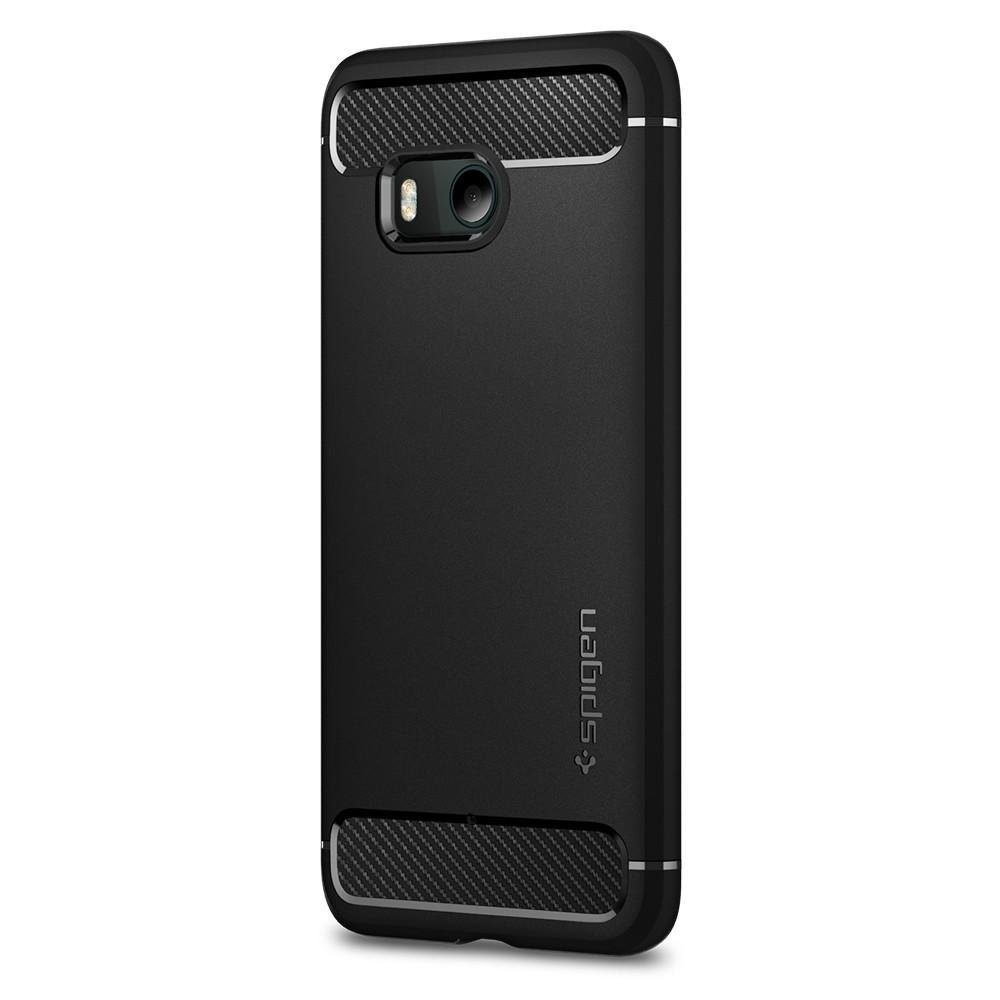 Pokrowiec Spigen Rugged Armor czarny HTC U11 / 6