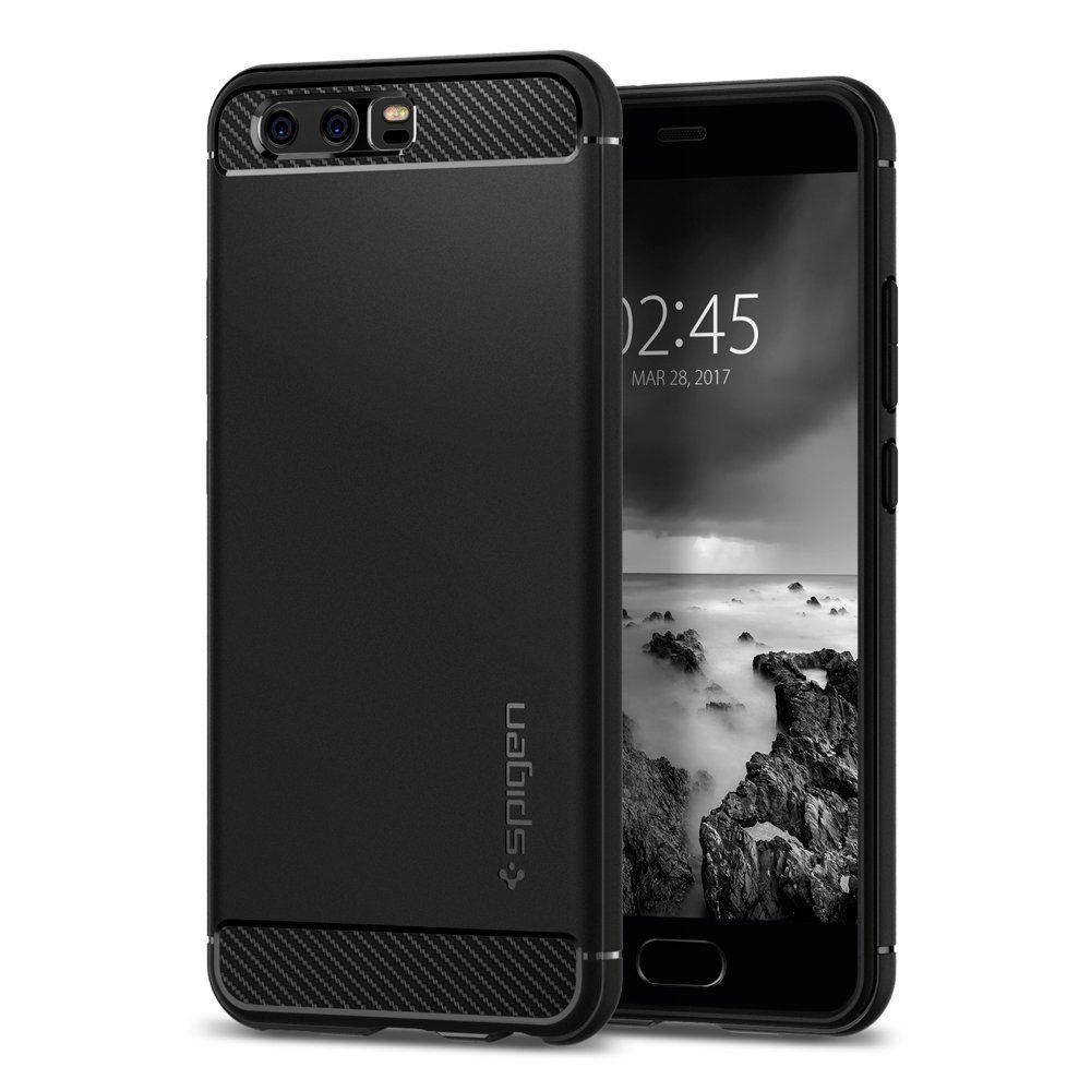 Pokrowiec Spigen Rugged Armor czarny Huawei P10