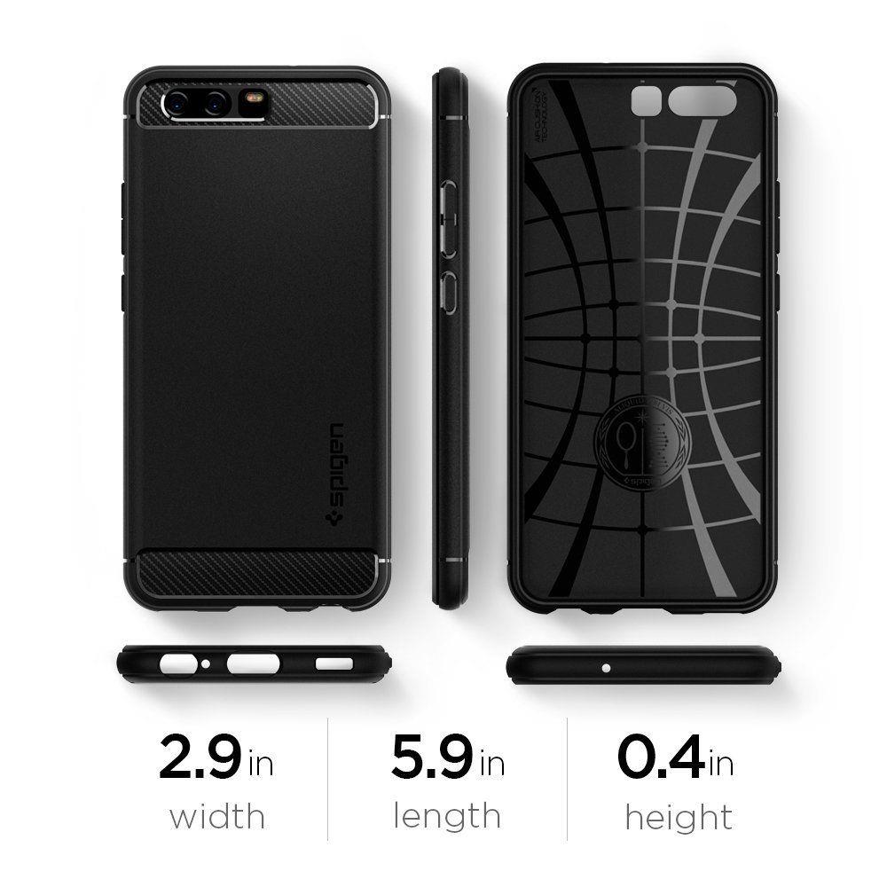 Pokrowiec Spigen Rugged Armor czarny Huawei P10 / 4