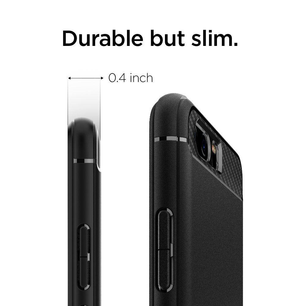 Pokrowiec Spigen Rugged Armor czarny Huawei P10 / 8