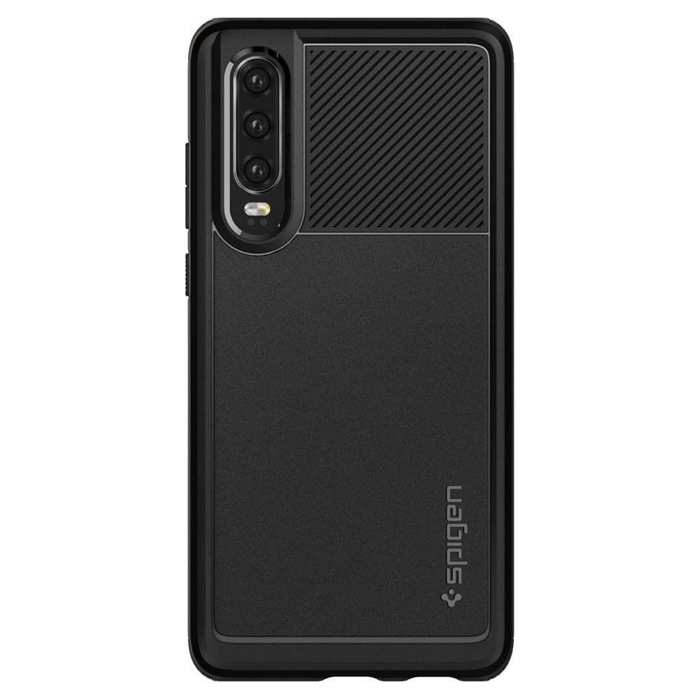 Pokrowiec Spigen Rugged Armor czarny Huawei P30 / 2
