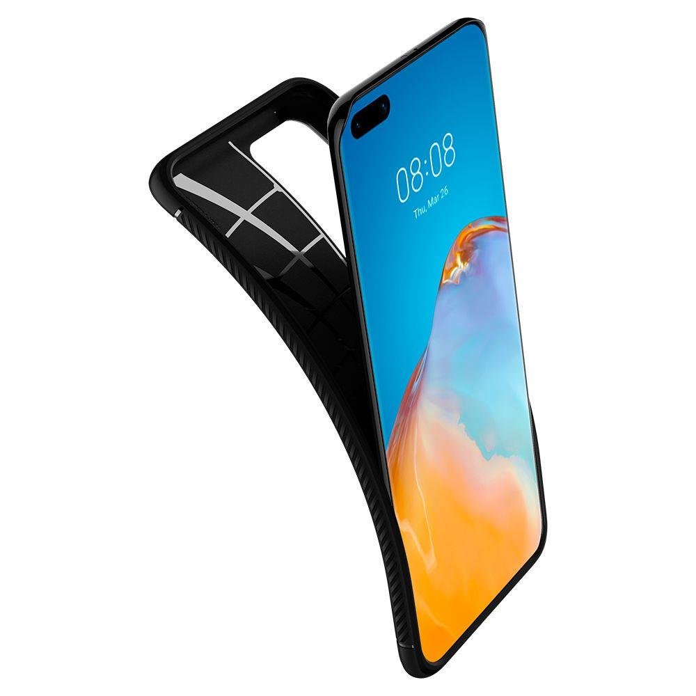 Pokrowiec Spigen Rugged Armor czarny Huawei P40 Pro / 6
