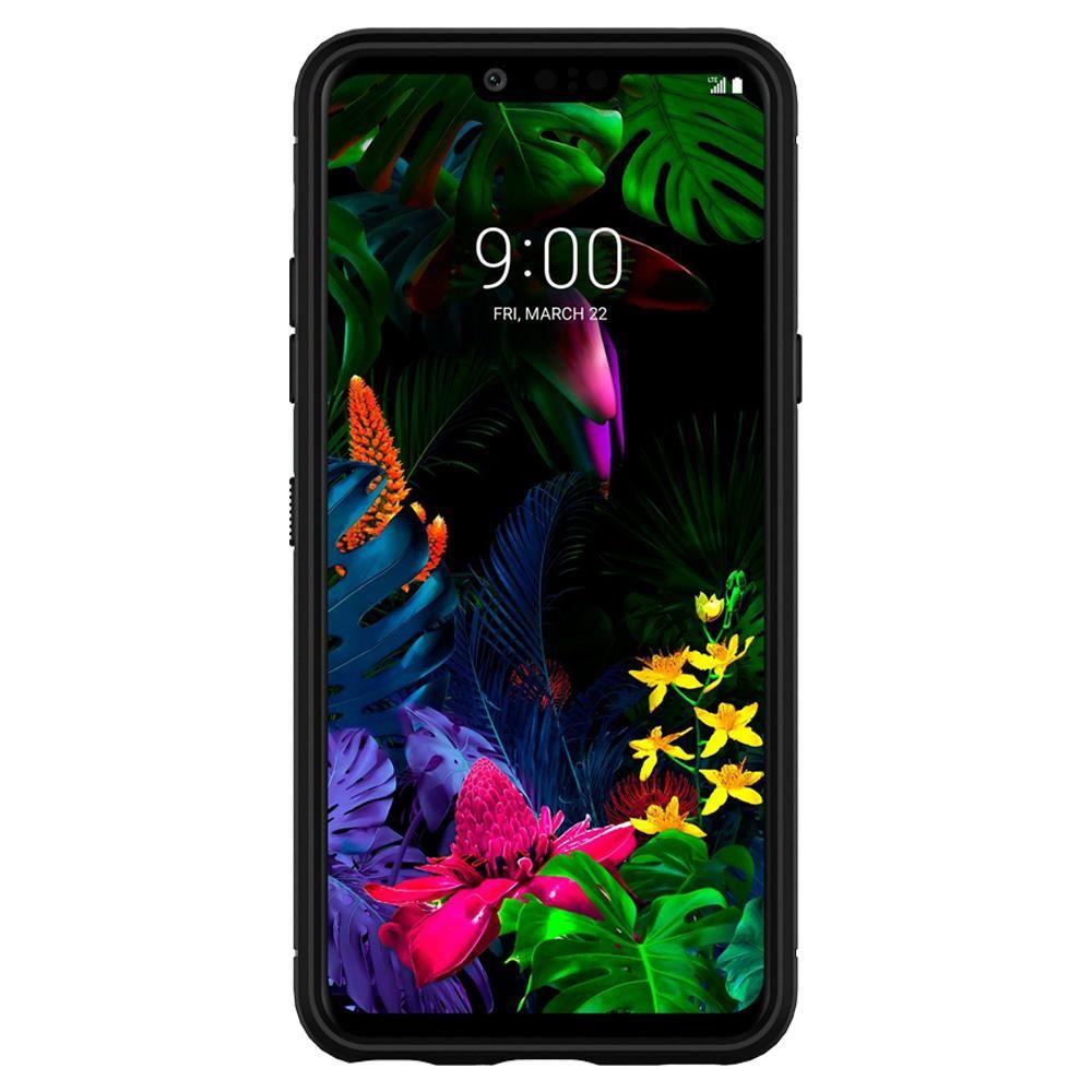 Pokrowiec Spigen Rugged Armor czarny LG G8 ThinQ / 3