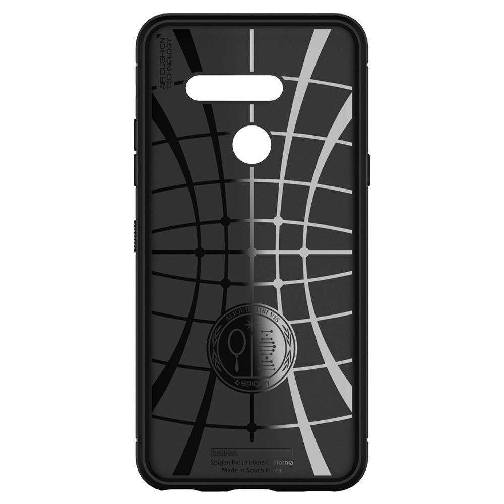 Pokrowiec Spigen Rugged Armor czarny LG G8 ThinQ / 7