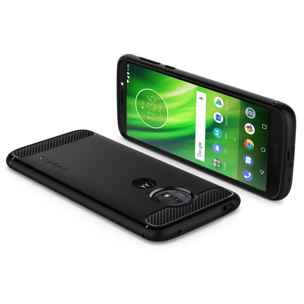 Pokrowiec Spigen Rugged Armor czarny Motorola Moto G6 Play / 6