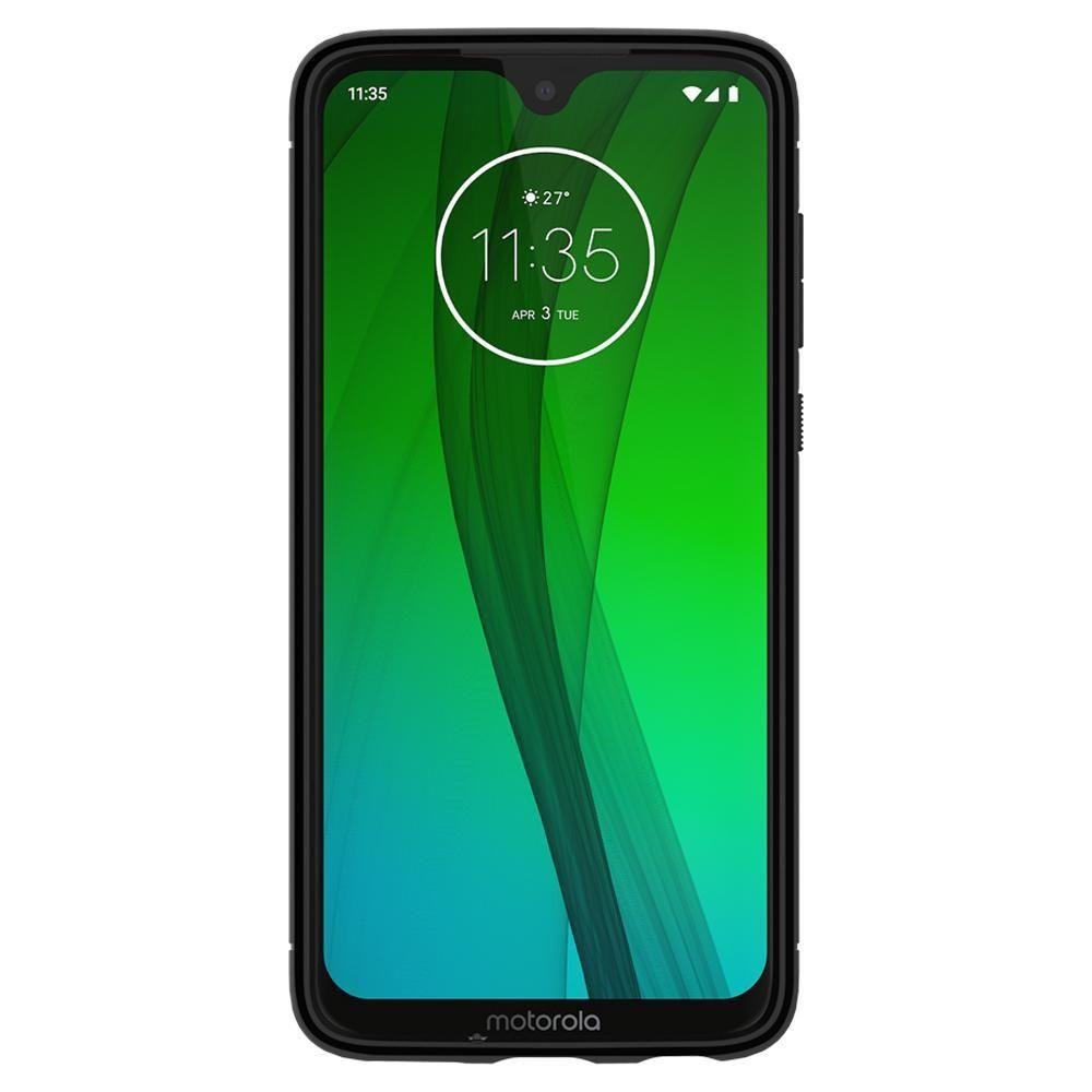 Pokrowiec Spigen Rugged Armor czarny Motorola Moto G7 / 4