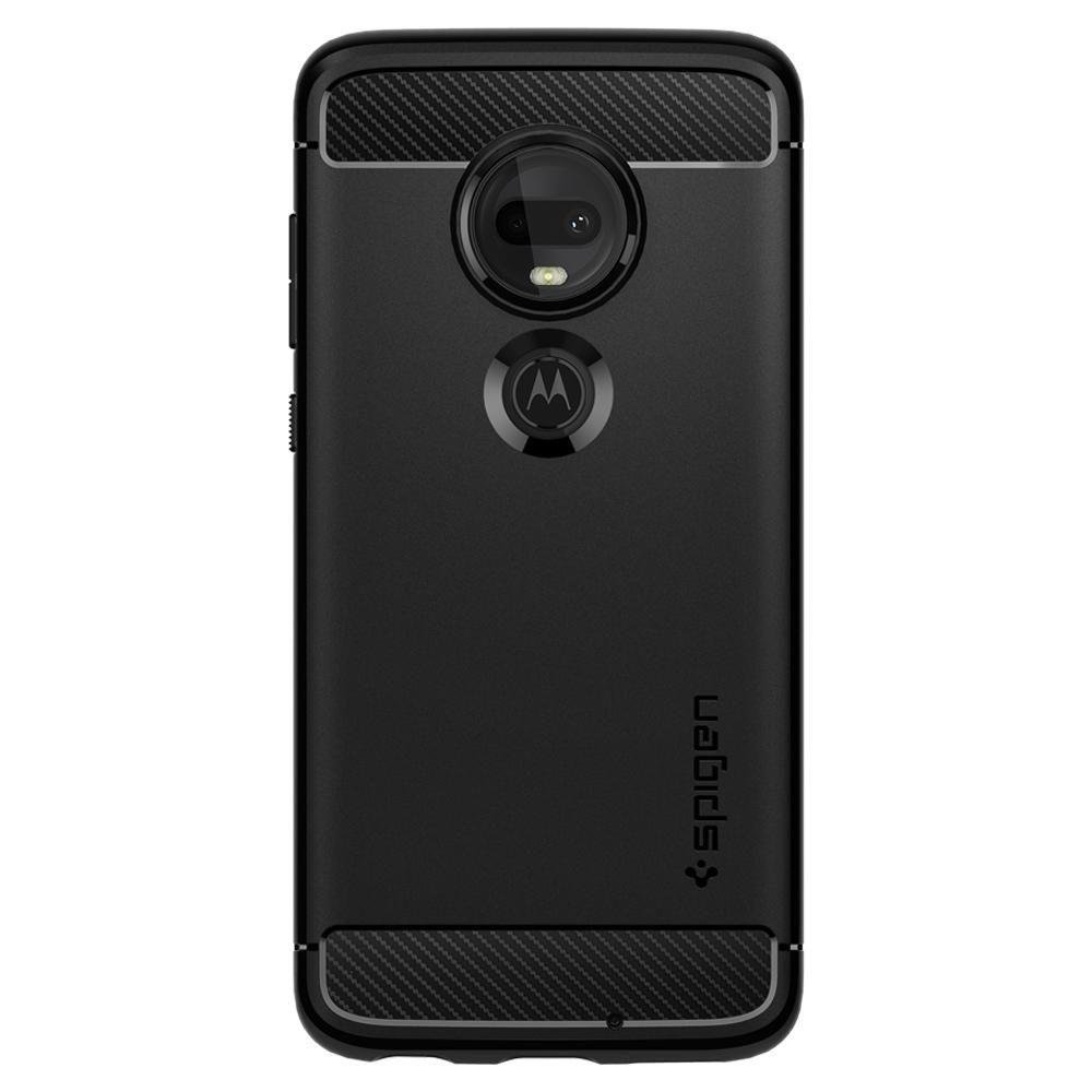Pokrowiec Spigen Rugged Armor czarny Motorola Moto G7 / 5