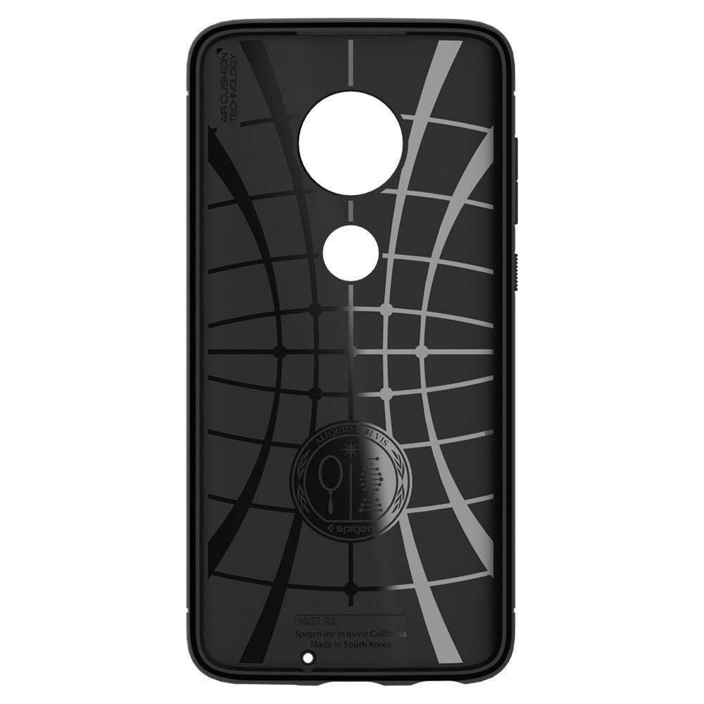 Pokrowiec Spigen Rugged Armor czarny Motorola Moto G7 Plus / 6