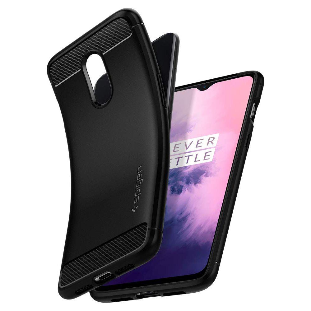 Pokrowiec Spigen Rugged Armor czarny OnePlus 7 / 2