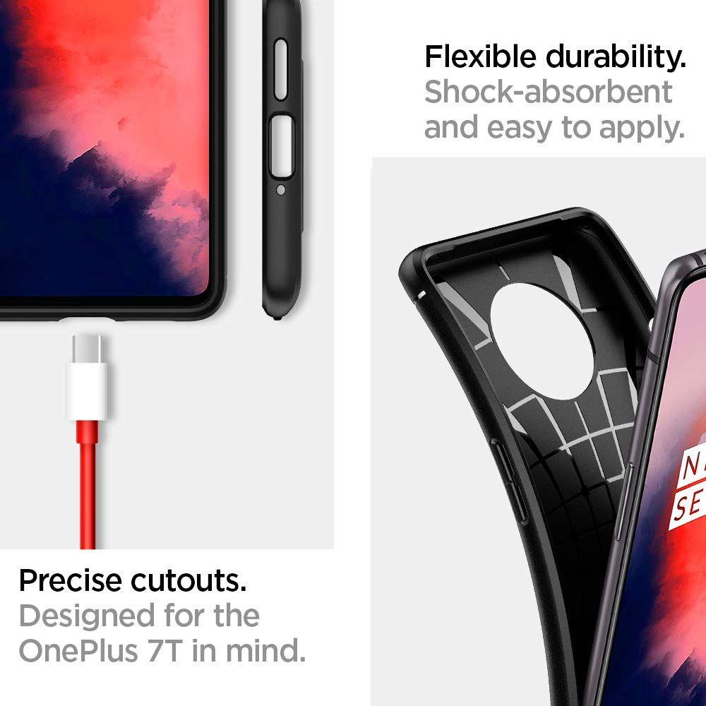 Pokrowiec Spigen Rugged Armor czarny OnePlus 7T / 5