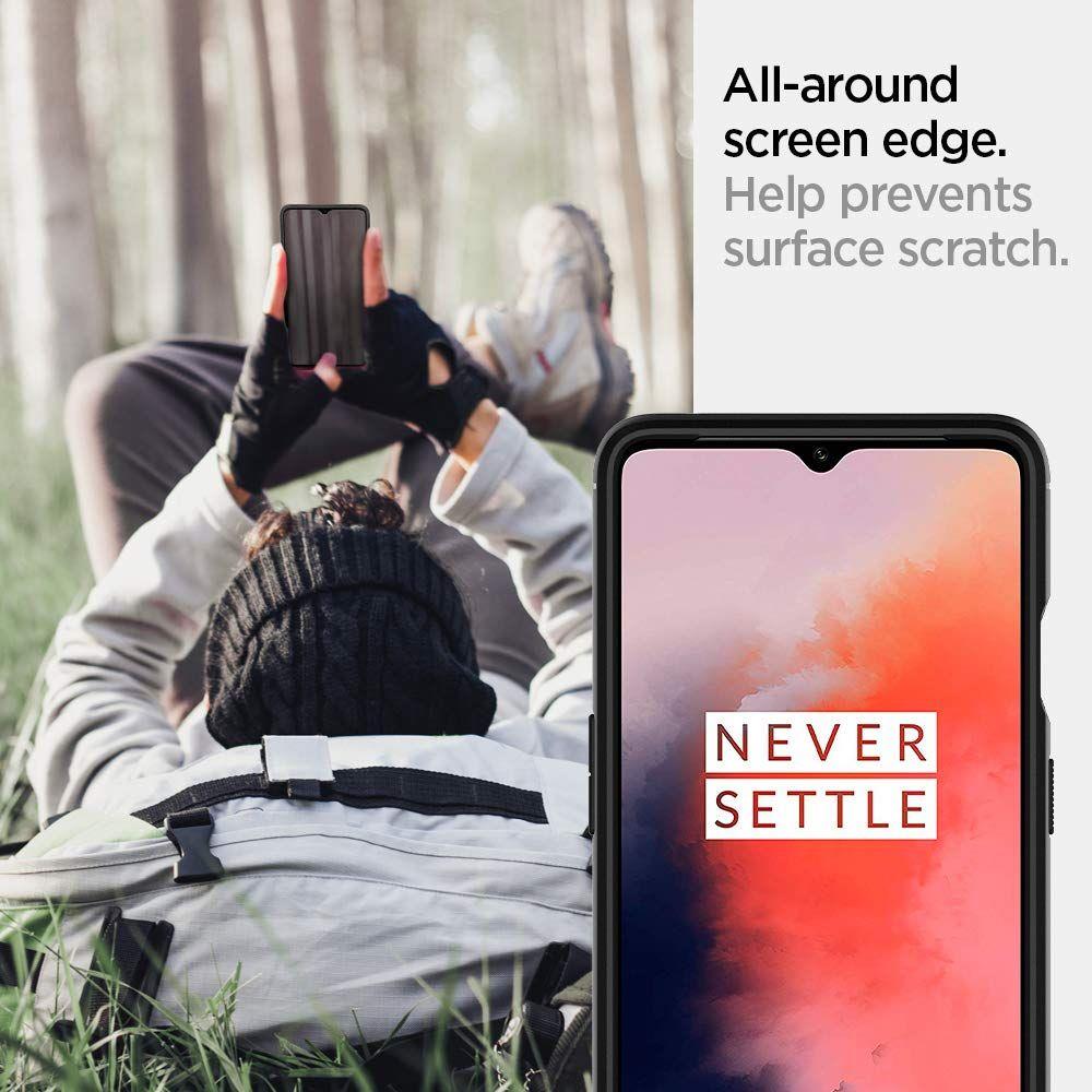 Pokrowiec Spigen Rugged Armor czarny OnePlus 7T / 7