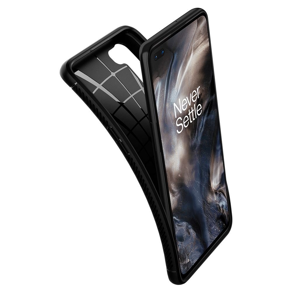 Pokrowiec Spigen Rugged Armor czarny OnePlus Nord / 8