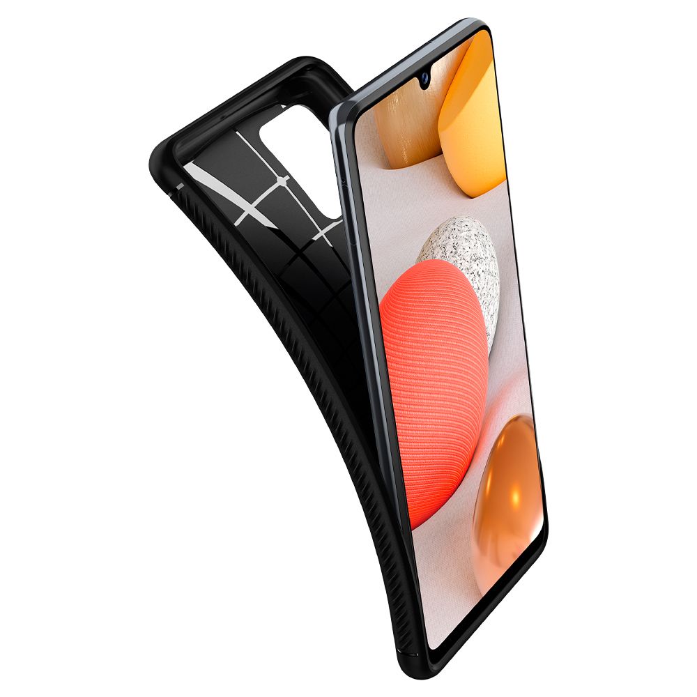 Pokrowiec pancerny Spigen Rugged Armor czarny Samsung Galaxy A42 5G / 8 Pokrowiec pancerny Spigen Rugged Armor czarny Samsung Galaxy A42 5G / 8