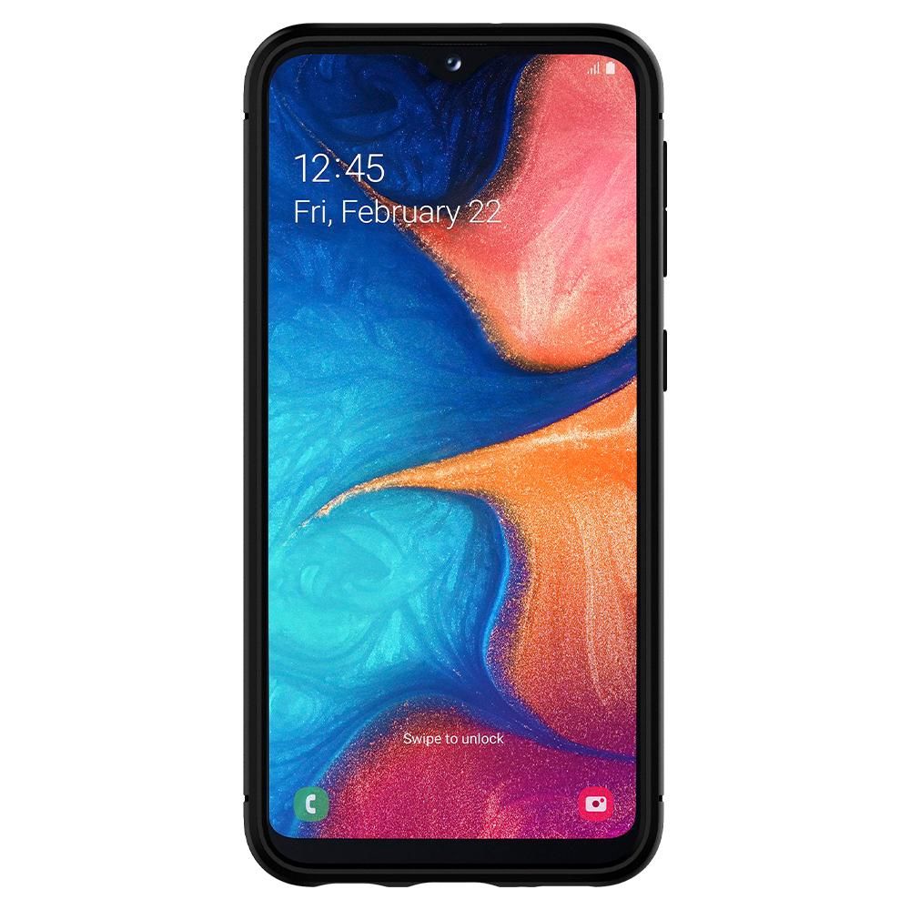 Pokrowiec pancerny Spigen Rugged Armor czarny Samsung Galaxy A20e / 4