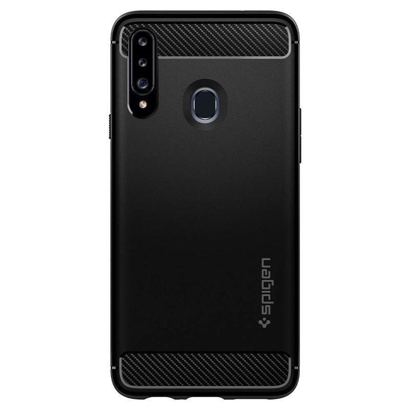 Pokrowiec Spigen Rugged Armor czarny Samsung Galaxy A20s / 3