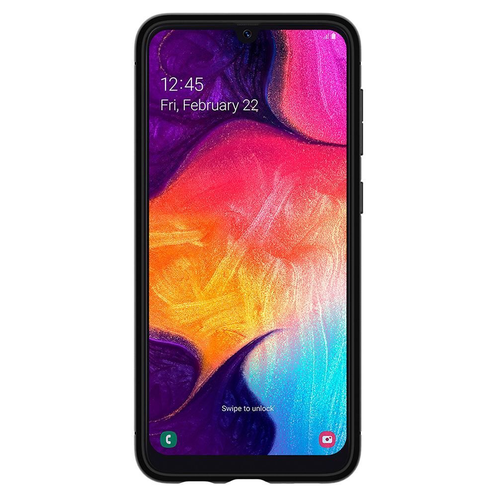 Pokrowiec pancerny Spigen Rugged Armor czarny Samsung Galaxy A30s / 3