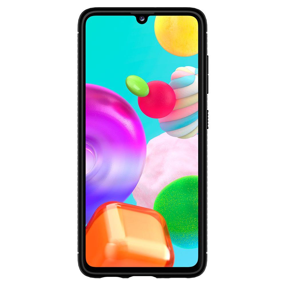 Pokrowiec Spigen Rugged Armor czarny Samsung Galaxy A41 / 4