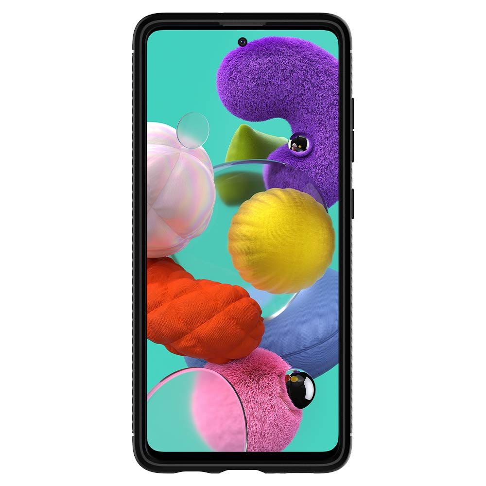 Pokrowiec pancerny Spigen Rugged Armor czarny Samsung Galaxy A51 / 8