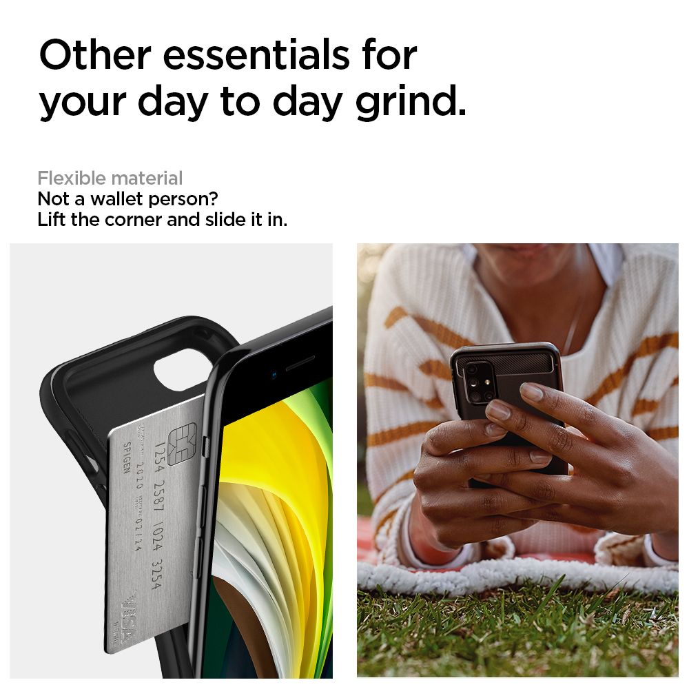 Pokrowiec pancerny Spigen Rugged Armor czarny Samsung Galaxy M31s / 4