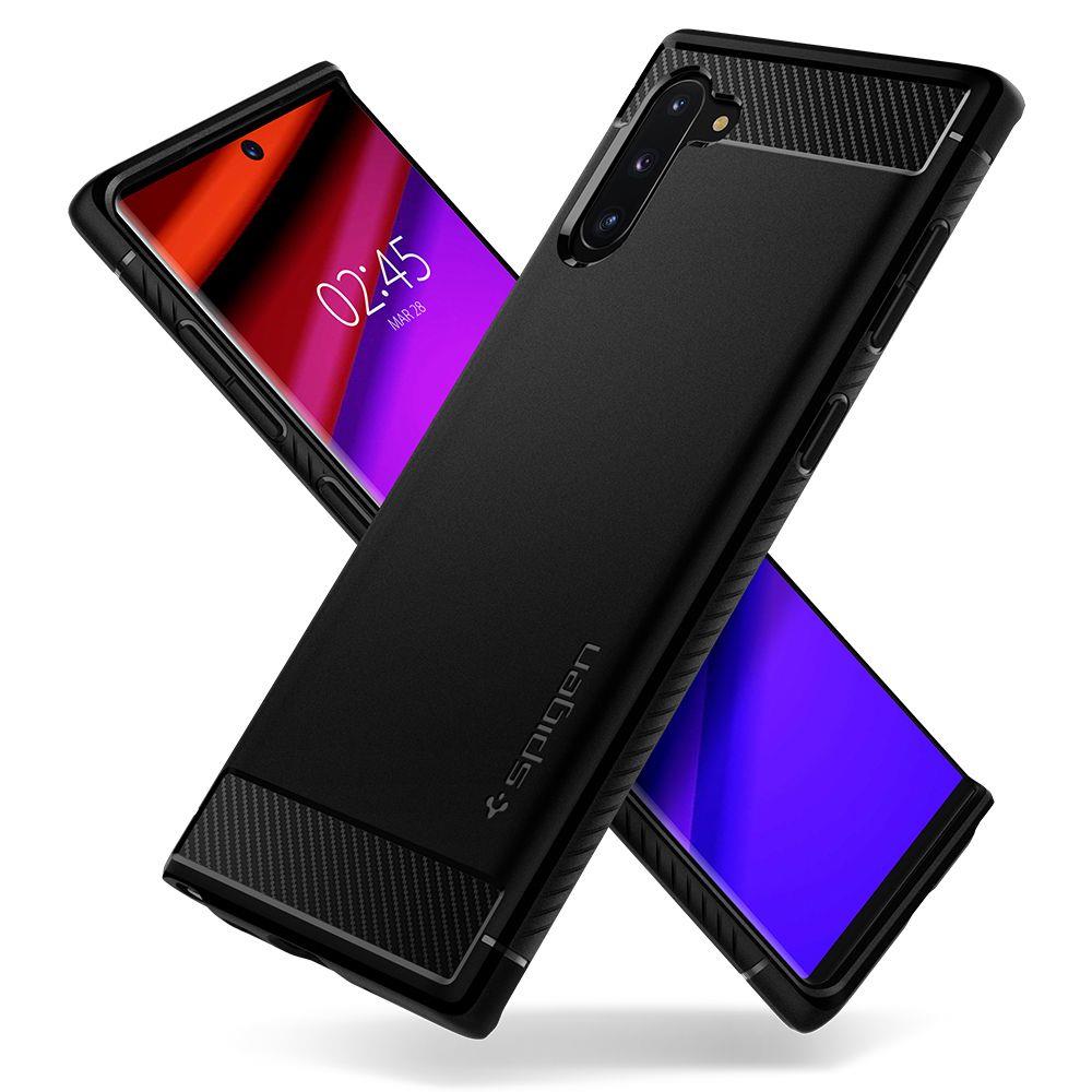 Pokrowiec Spigen Rugged Armor czarny Samsung Galaxy Note 10 / 6