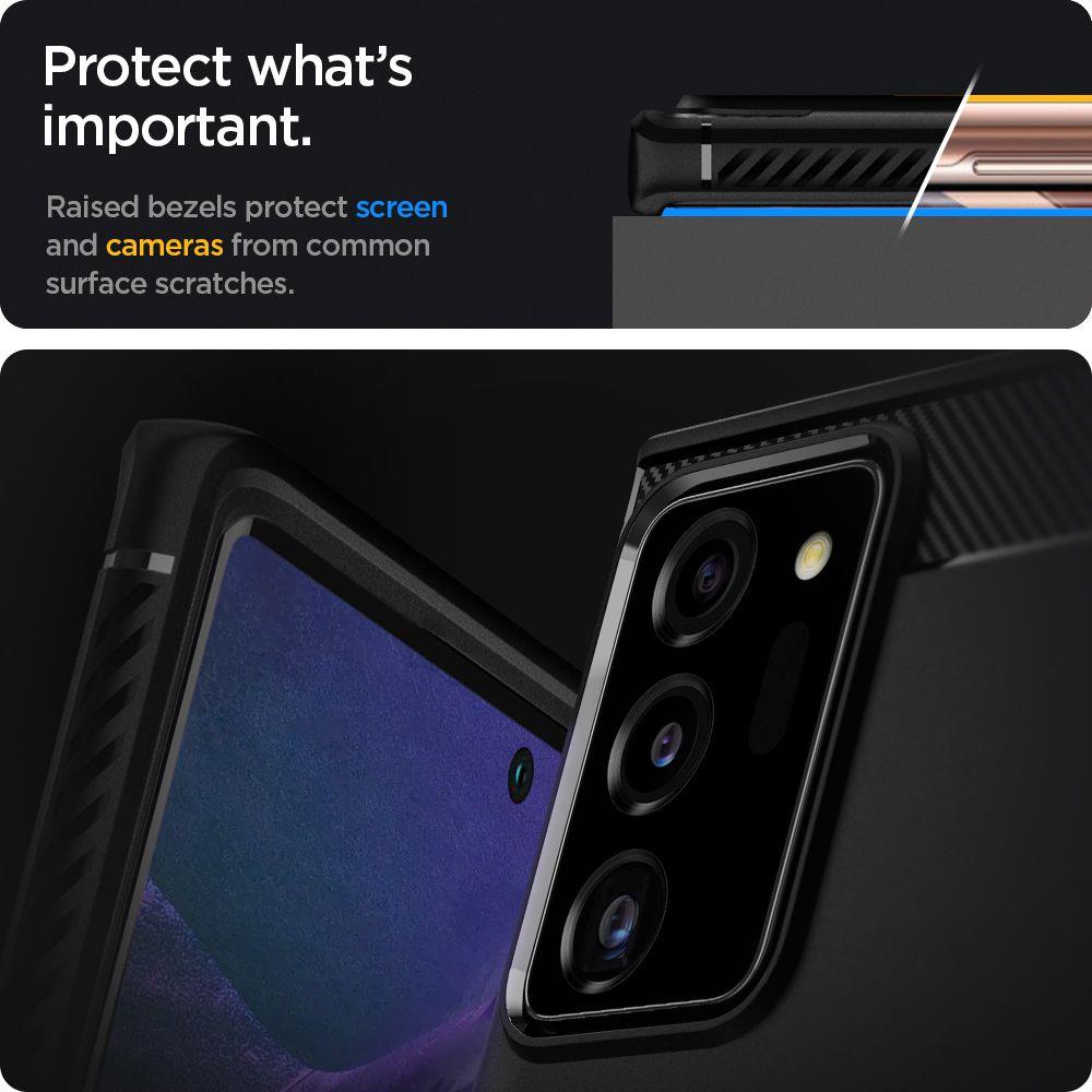 Pokrowiec Spigen Rugged Armor czarny Samsung Galaxy Note 20 Ultra / 12
