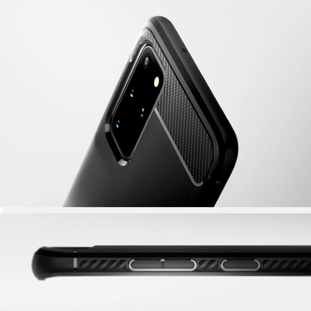 Pokrowiec Spigen Rugged Armor czarny Samsung Galaxy S20 Plus / 11