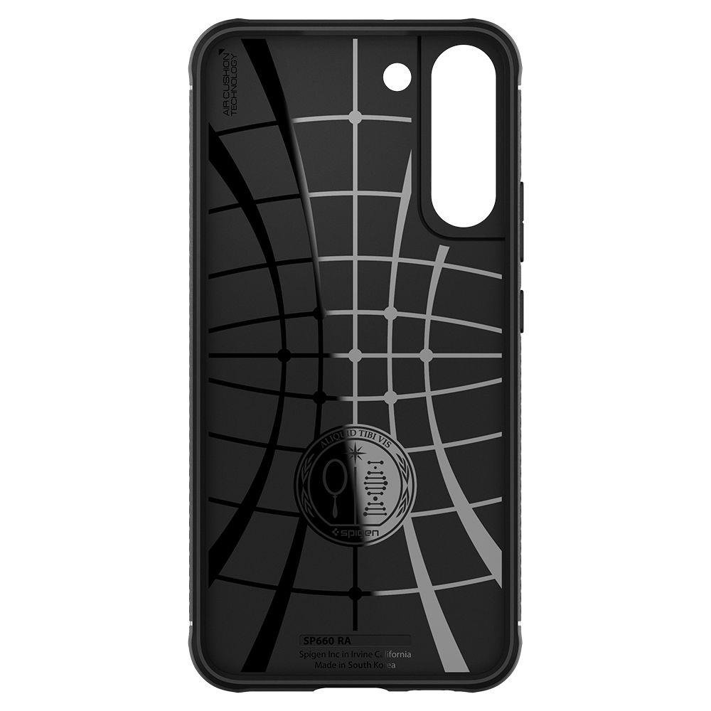 Pokrowiec Spigen Rugged Armor czarny Samsung Galaxy S22 / 4