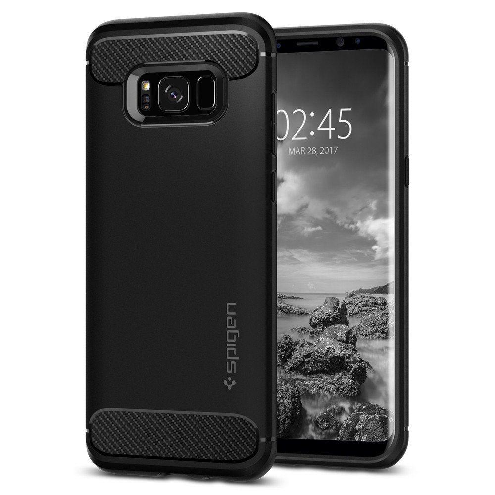 Pokrowiec Spigen Rugged Armor czarny Samsung Galaxy S8