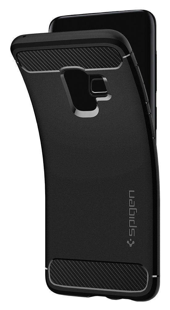Pokrowiec pancerny Spigen Rugged Armor czarny Samsung Galaxy S9 / 5