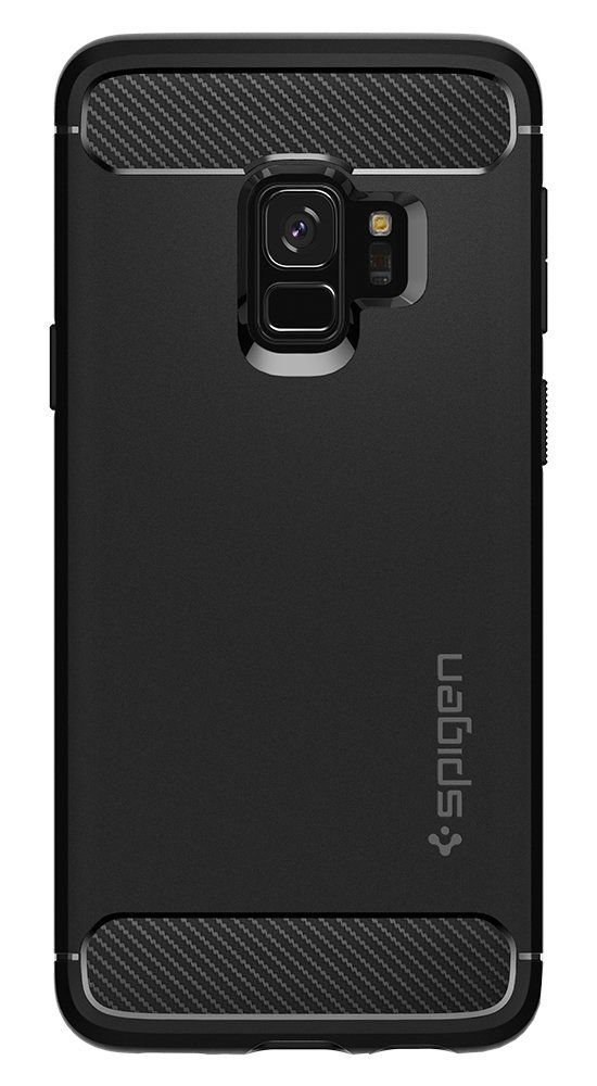 Pokrowiec pancerny Spigen Rugged Armor czarny Samsung Galaxy S9 / 6