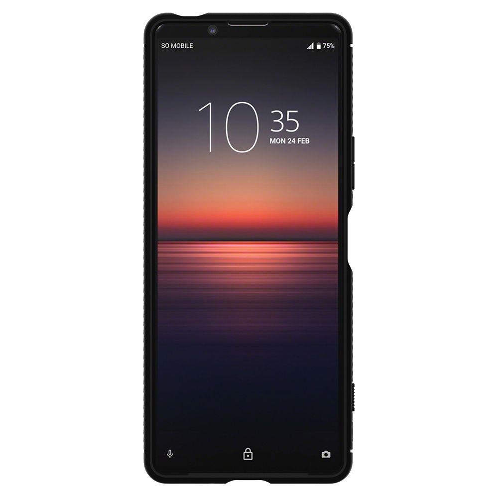 Pokrowiec Spigen Rugged Armor czarny Sony Xperia 1 II / 3