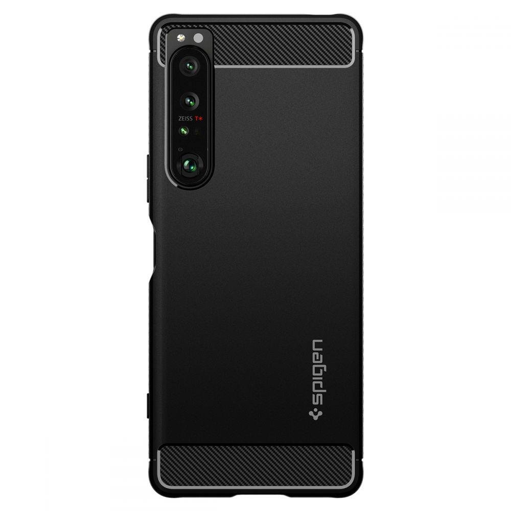 Pokrowiec Spigen Rugged Armor czarny Sony Xperia 1 IV / 2 Pokrowiec Spigen Rugged Armor czarny Sony Xperia 1 IV / 2