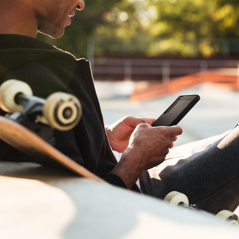 Pokrowiec Spigen Rugged Armor czarny Sony Xperia 1 IV / 9 Pokrowiec Spigen Rugged Armor czarny Sony Xperia 1 IV / 9