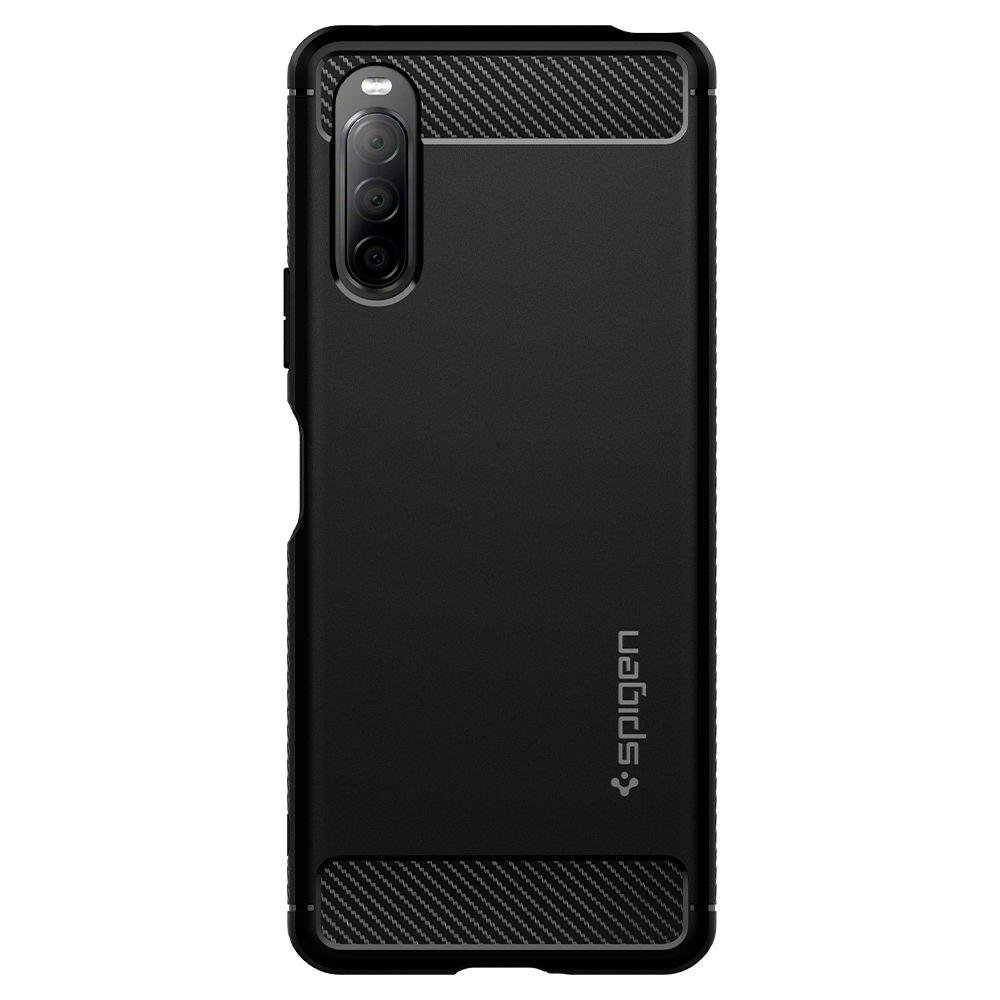 Pokrowiec Spigen Rugged Armor czarny Sony Xperia 10 II / 2