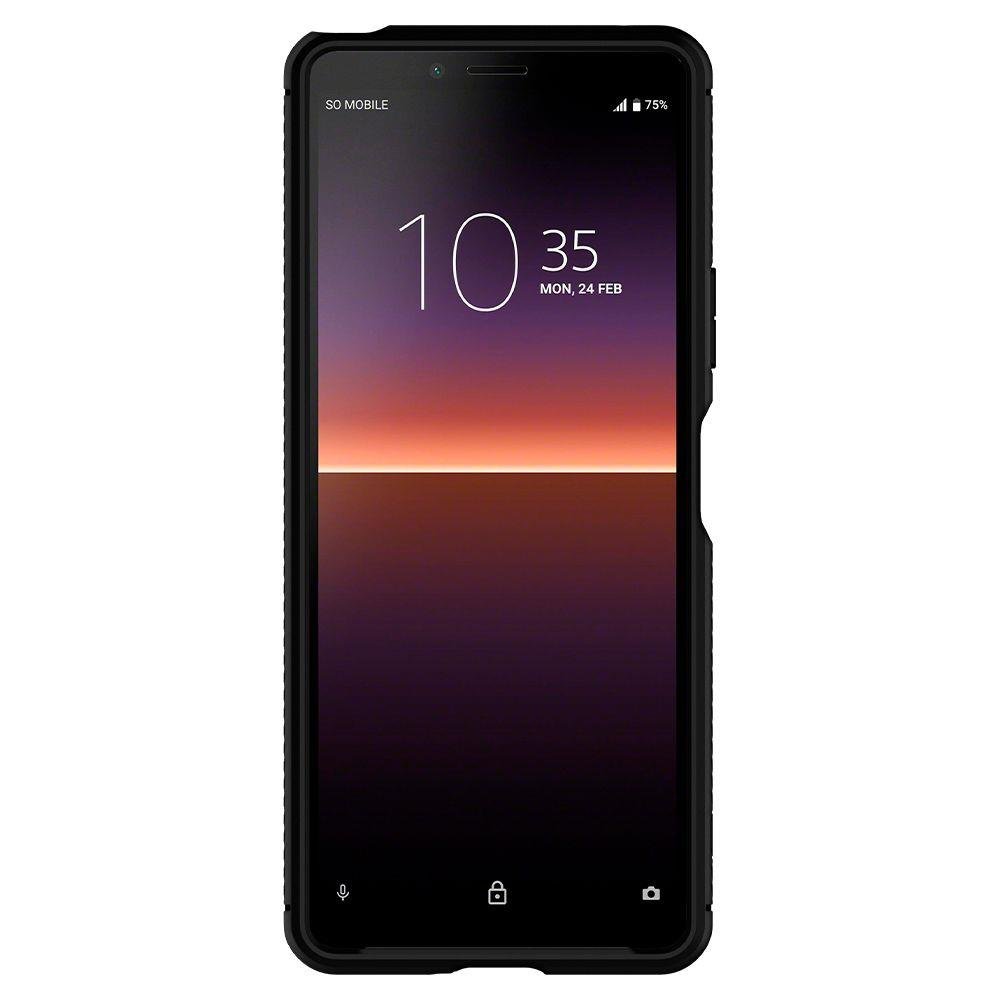 Pokrowiec Spigen Rugged Armor czarny Sony Xperia 10 II / 4