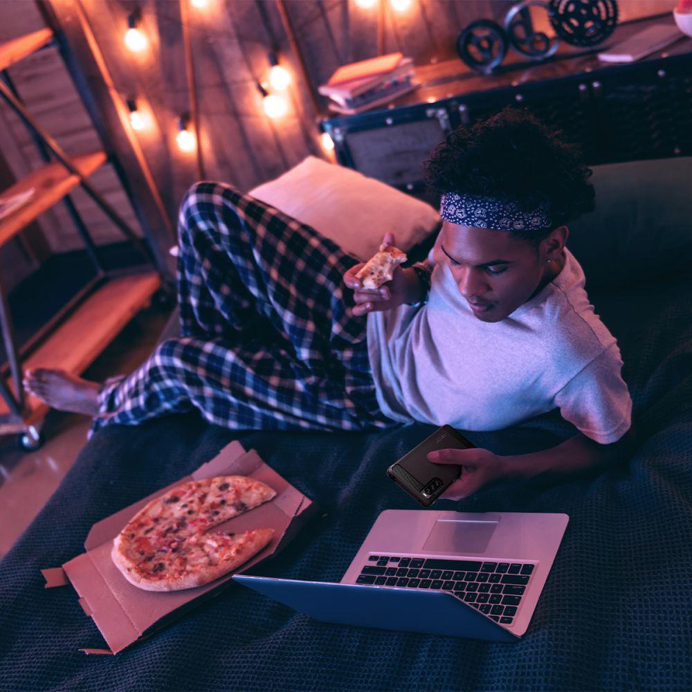 Pokrowiec Spigen Rugged Armor czarny Sony Xperia 10 IV / 10 Pokrowiec Spigen Rugged Armor czarny Sony Xperia 10 IV / 10